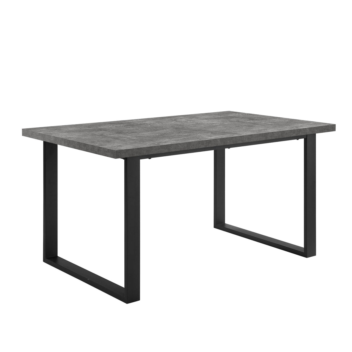 Harper 4 - 6 Seater Dining Table - Stone/Black - DUSK