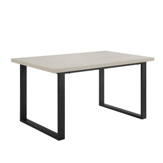 Harper 4-6 Seater Dining Table - Wood/Black – DUSK