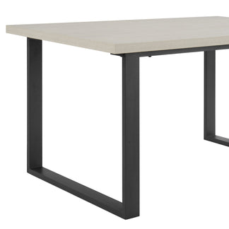 Harper 4-6 Seater Dining Table - Wood/Black – DUSK