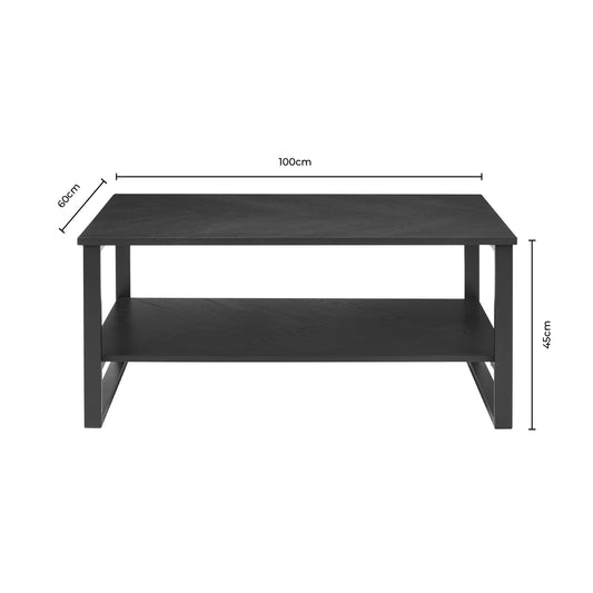 Harper Coffee Table - Black - DUSK