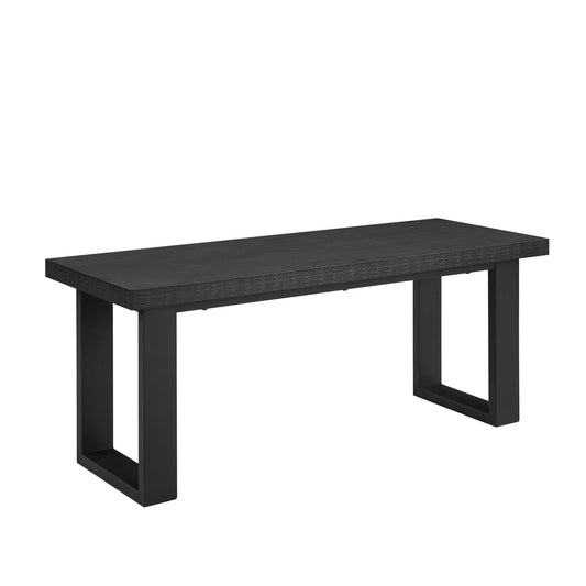 Harper Dining Bench - Black - DUSK