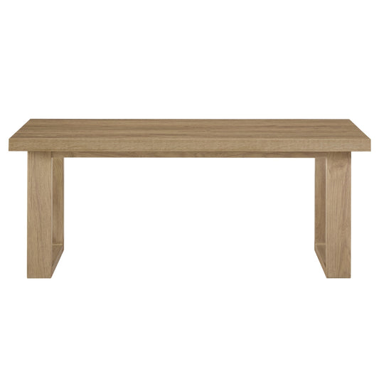 Harper Dining Bench - Light Wood - DUSK
