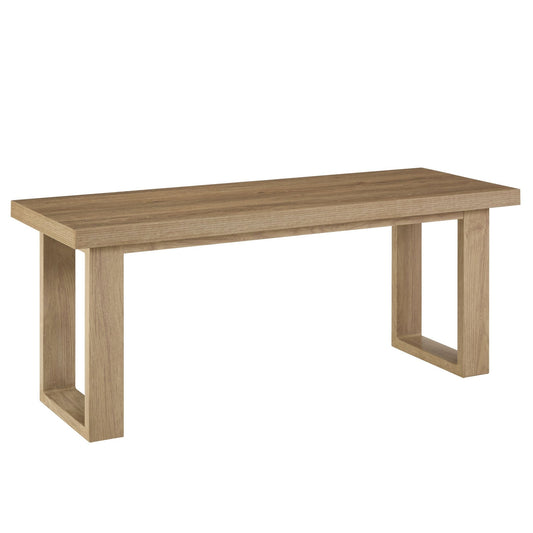 Harper Dining Bench - Light Wood - DUSK