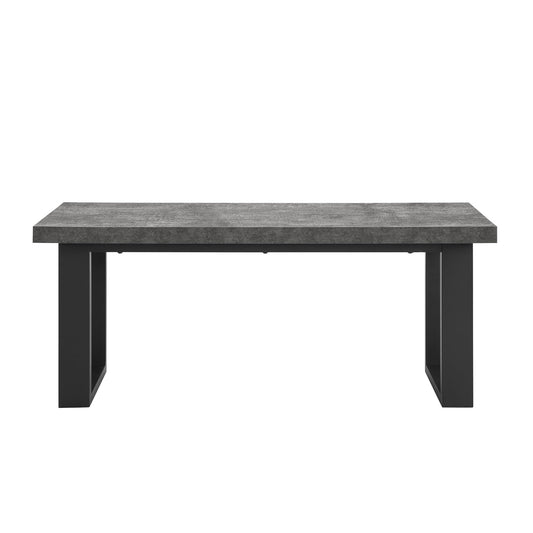 Harper Dining Bench - Stone/Black - DUSK