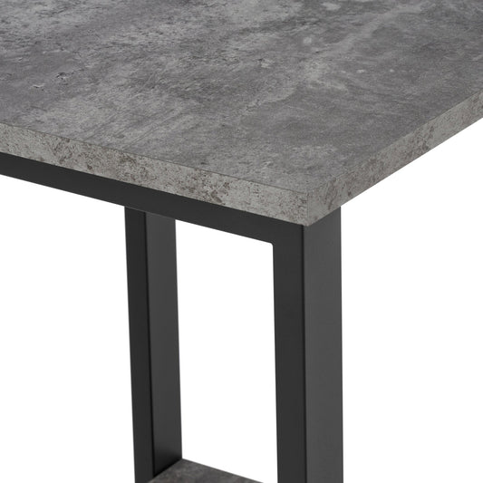 Harper Side Table - Concrete Effect - DUSK