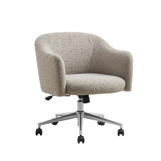 Harriet Boucle Office Chair - Taupe - DUSK