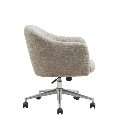 Harriet Boucle Office Chair - Taupe - DUSK