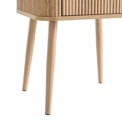 Hattie 1 Drawer Nightstand - Light Wood - DUSK