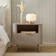 Hattie 1 Drawer Nightstand - Taupe - DUSK