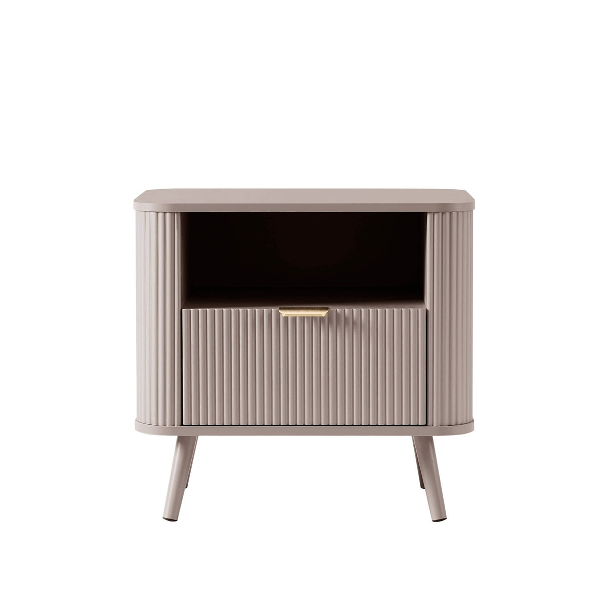 Hattie 1 Drawer Nightstand - Taupe - DUSK