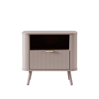 Hattie 1 Drawer Nightstand - Taupe - DUSK