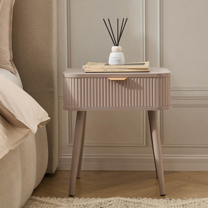 Hattie 1 Drawer Nightstand - Taupe - DUSK