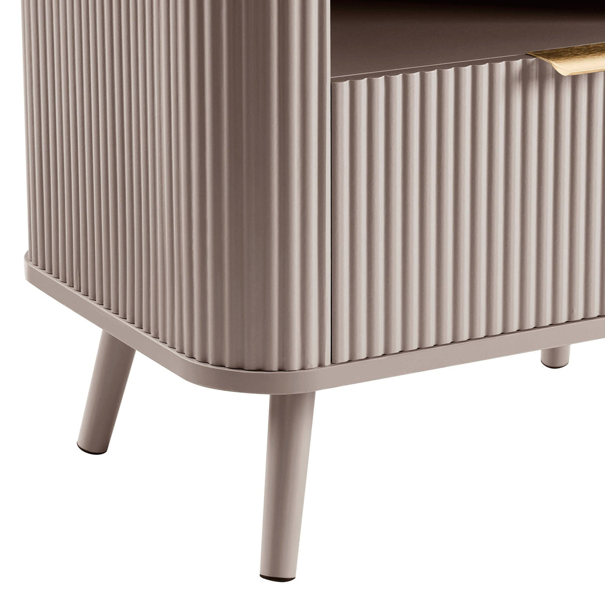 Hattie 1 Drawer Nightstand - Taupe - DUSK