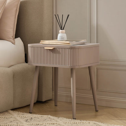 Hattie 1 Drawer Nightstand - Taupe - DUSK