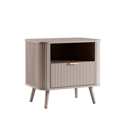 Hattie 1 Drawer Nightstand - Taupe - DUSK