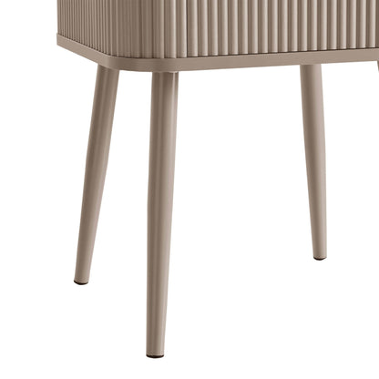 Hattie 1 Drawer Nightstand - Taupe - DUSK