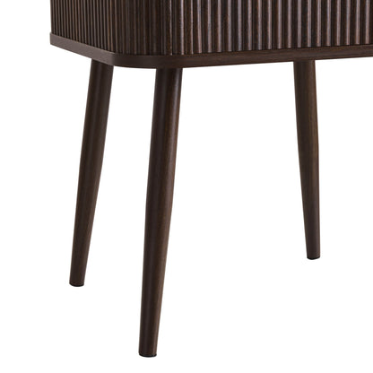 Hattie 1 Drawer Nightstand - Walnut - DUSK