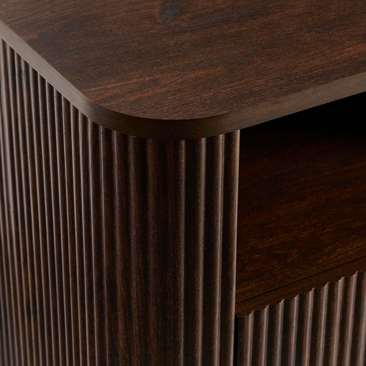 Hattie 1 Drawer Nightstand - Walnut - DUSK