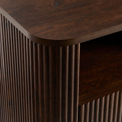 Hattie 1 Drawer Nightstand - Walnut - DUSK