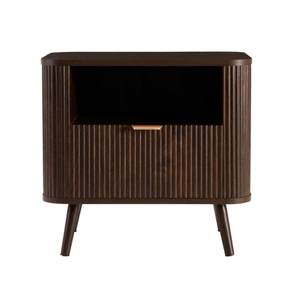 Hattie 1 Drawer Nightstand - Walnut - DUSK