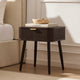 Hattie 1 Drawer Nightstand - Walnut - DUSK
