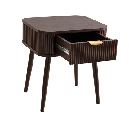 Hattie 1 Drawer Nightstand - Walnut - DUSK