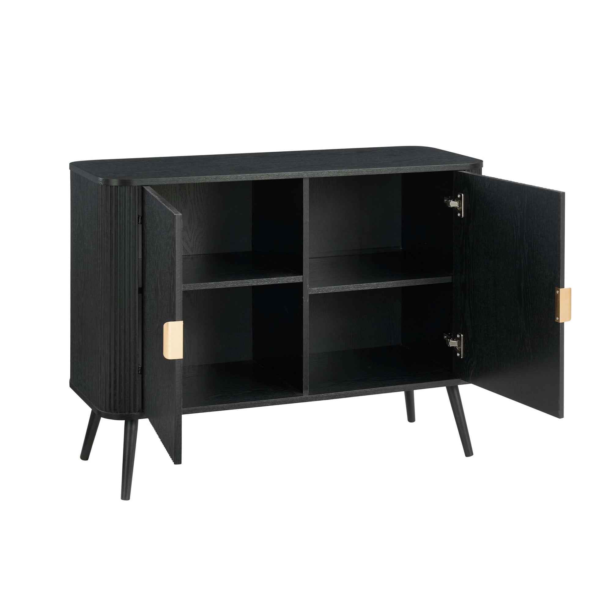 Hattie 2 Door Sideboard - Black - DUSK