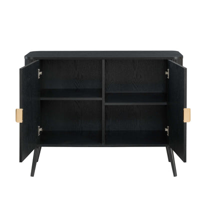 Hattie 2 Door Sideboard - Black - DUSK