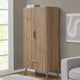 Hattie 2 Door Wardrobe - Light Wood - DUSK