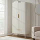 Hattie 2 Door Wardrobe - Warm White - DUSK