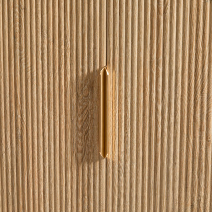 Hattie 2 Door Wardrobe with Drawer - Light Wood - DUSK