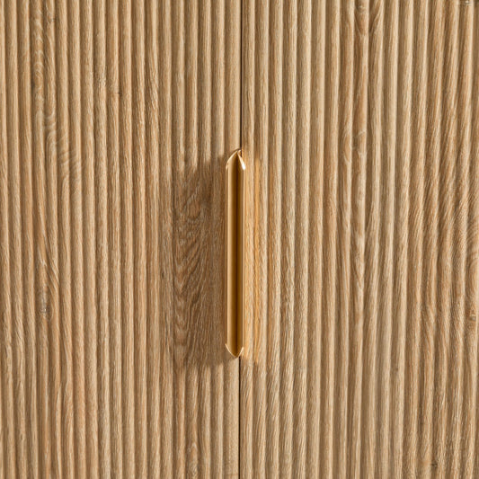 Hattie 2 Door Wardrobe with Drawer - Light Wood - DUSK