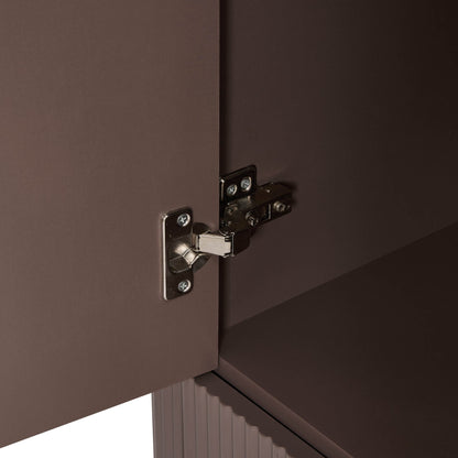 Hattie 2 Door Wardrobe with Drawer - Mocha - DUSK