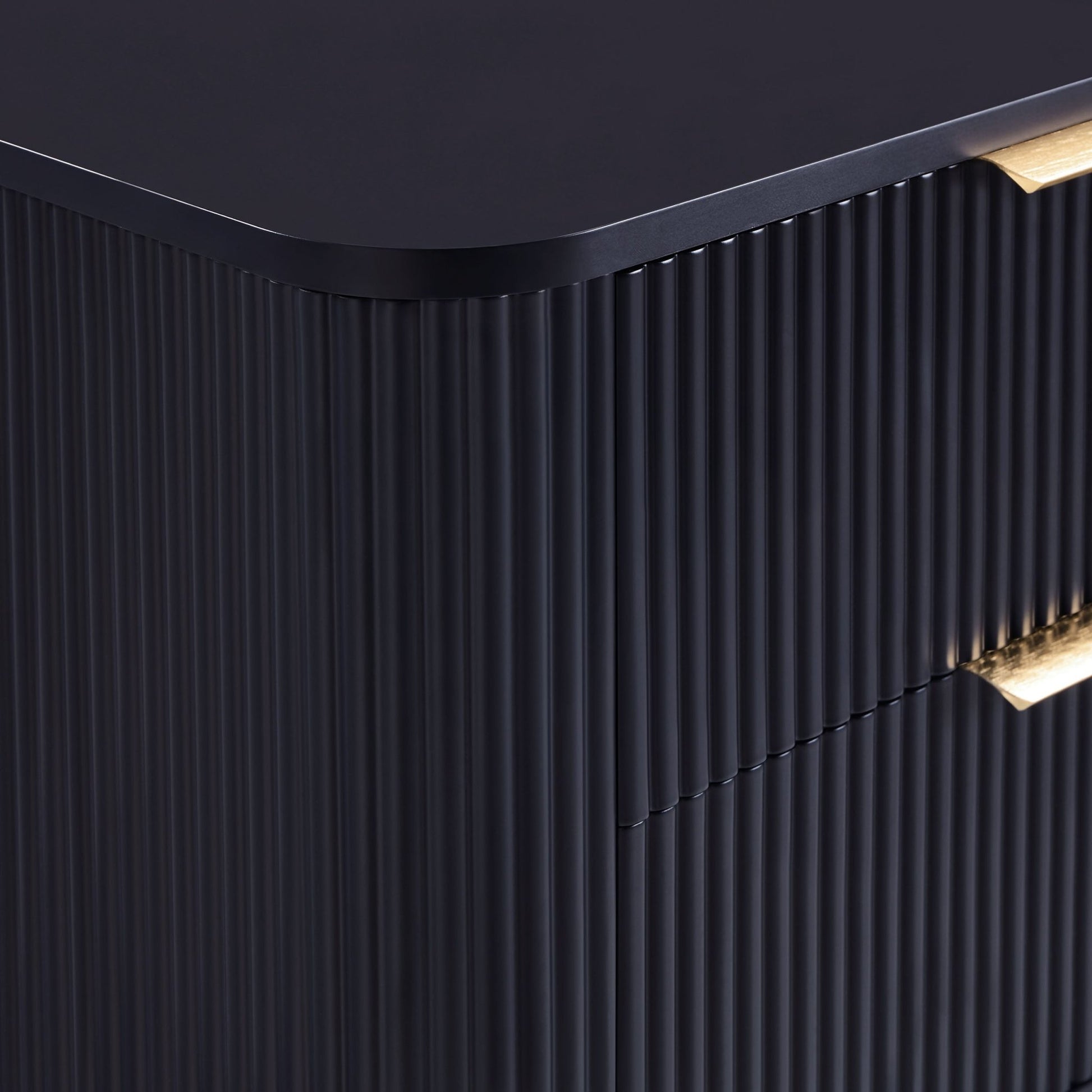Hattie 2 Drawer Bedside Table - Midnight - DUSK