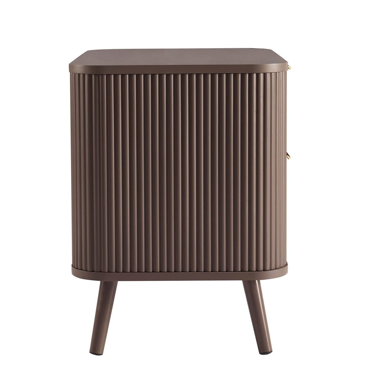 Hattie 2 Drawer Bedside Table - Mocha - DUSK