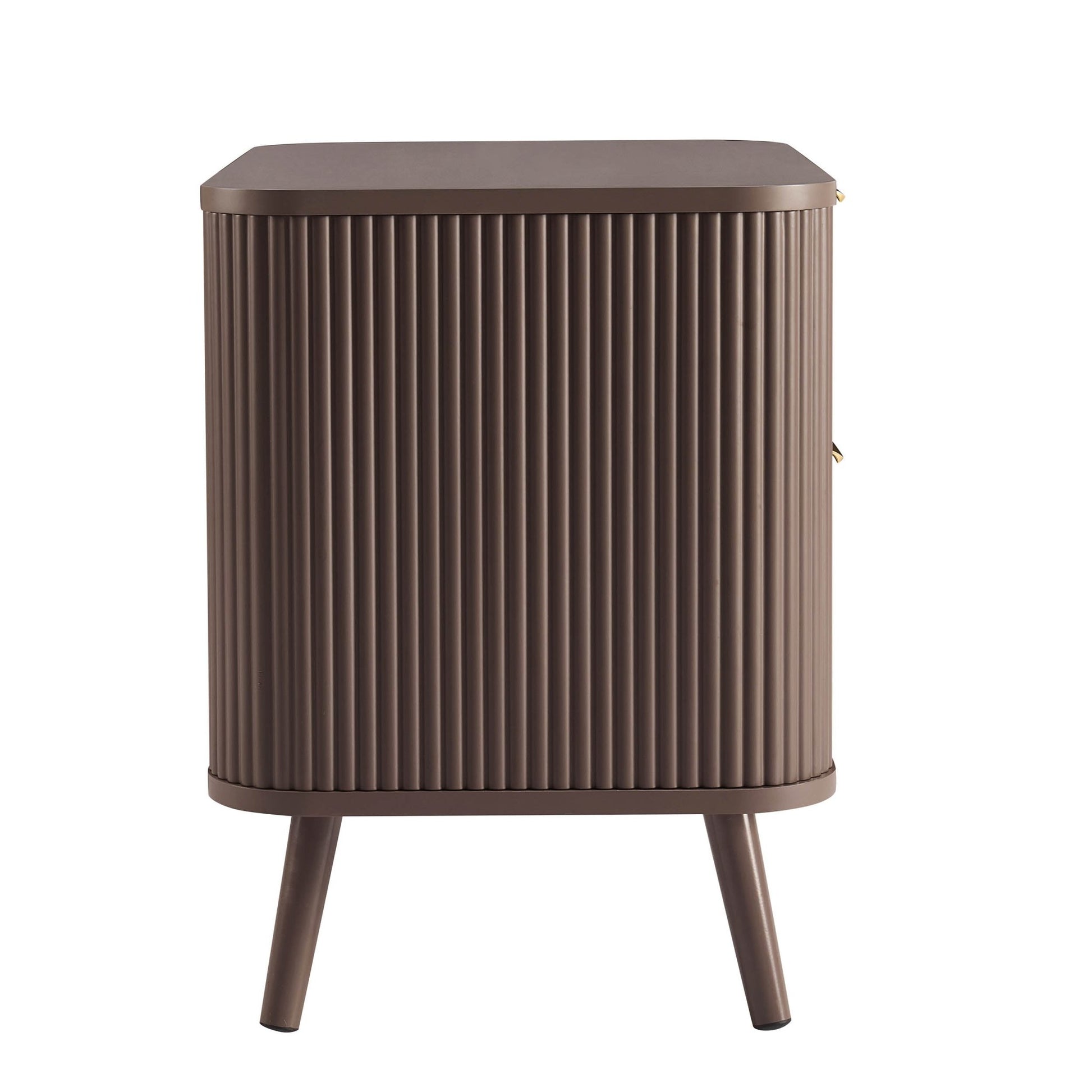 Hattie 2 Drawer Bedside Table - Mocha - DUSK