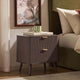 Hattie 2 Drawer Bedside Table - Mocha - DUSK