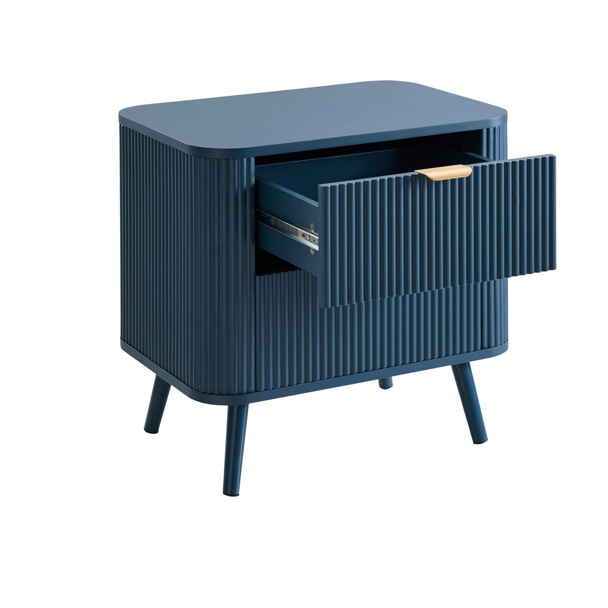 Hattie 2 Drawer Bedside Table - Teal - DUSK