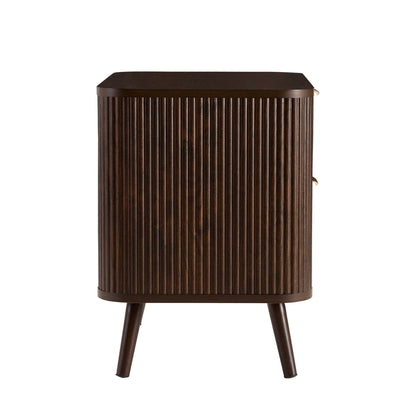 Hattie 2 Drawer Bedside Table - Walnut - DUSK
