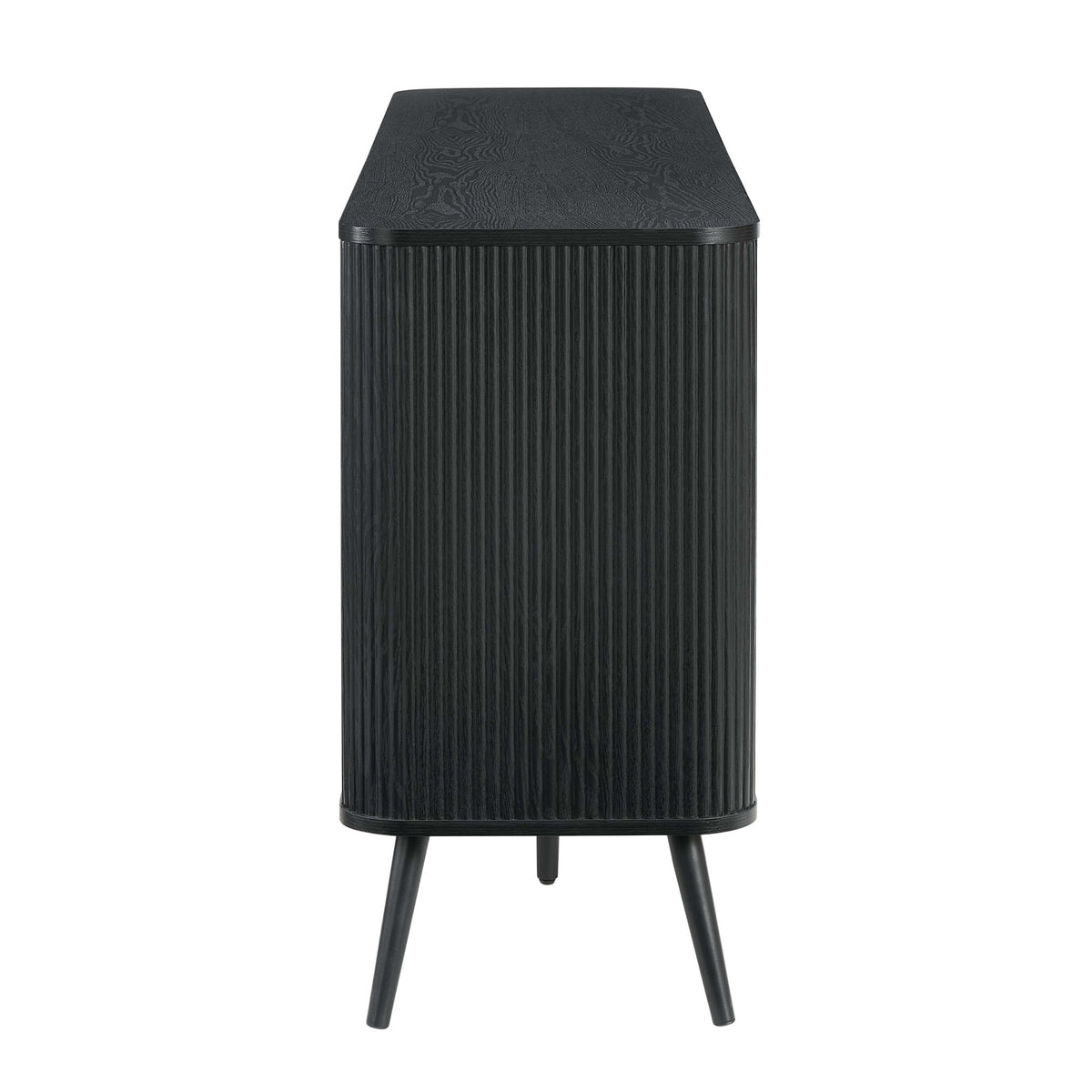 Hattie 3 Door Sideboard - Black - DUSK