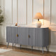 Hattie 3 Door Sideboard - Light Grey - DUSK