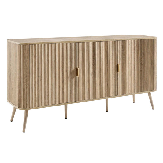 Hattie 3 Door Sideboard - Light Wood - DUSK