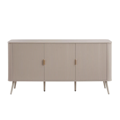 Hattie 3 Door Sideboard - Taupe - DUSK