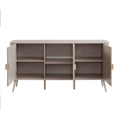 Hattie 3 Door Sideboard - Taupe - DUSK
