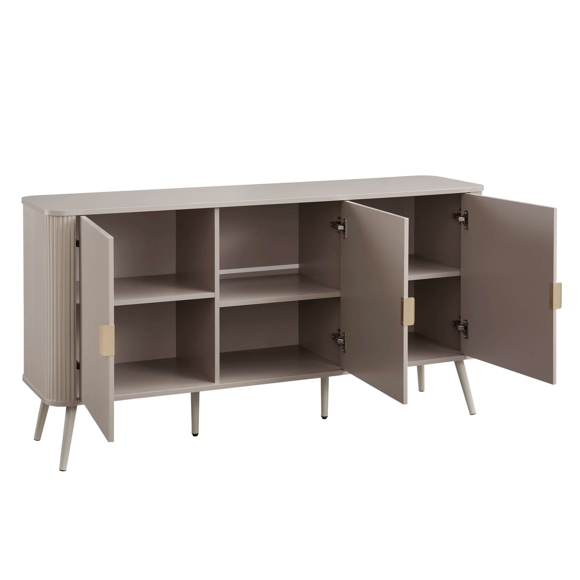 Hattie 3 Door Sideboard - Taupe - DUSK