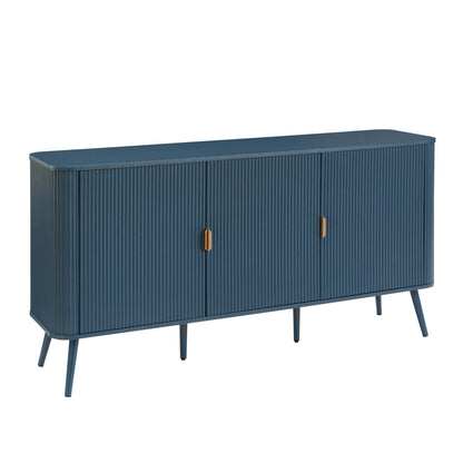 Hattie 3 Door Sideboard - Teal - DUSK