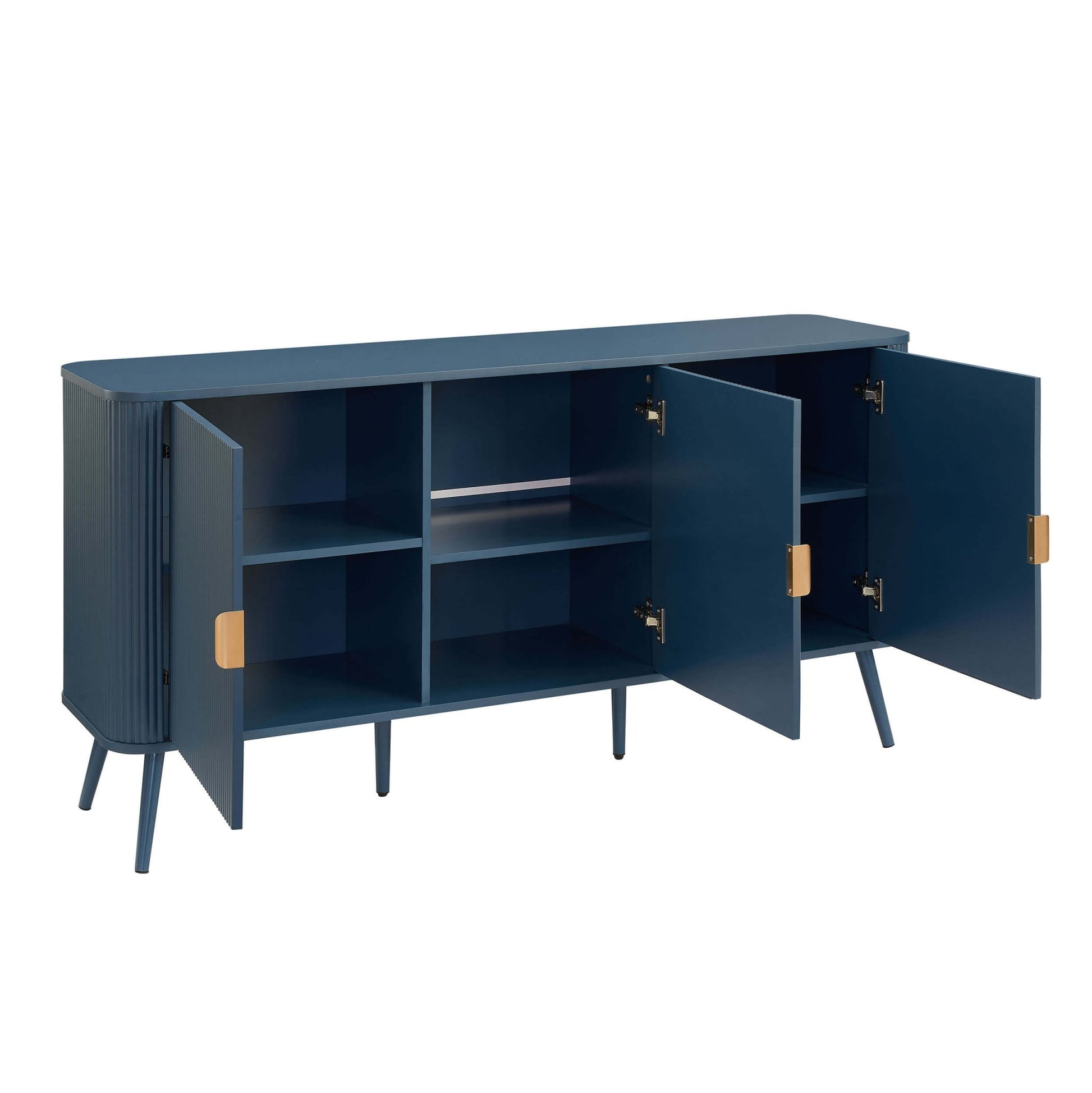 Hattie 3 Door Sideboard - Teal - DUSK