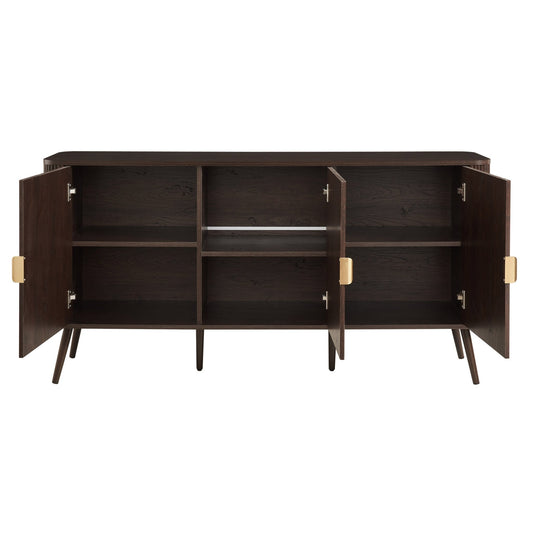 Hattie 3 Door Sideboard - Walnut - DUSK