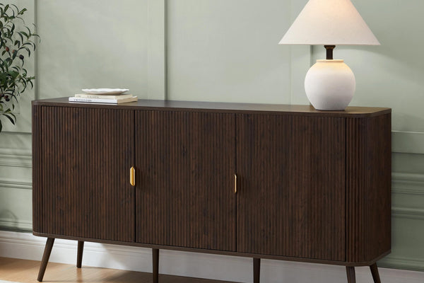 Hattie 3 Door Sideboard - Walnut - DUSK