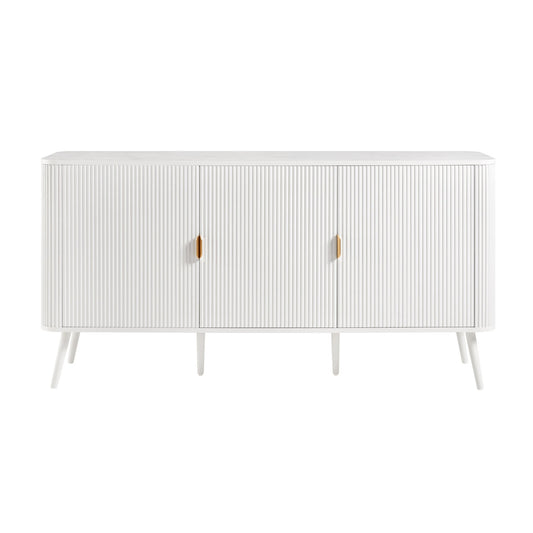 Hattie 3 Door Sideboard - Warm White - DUSK